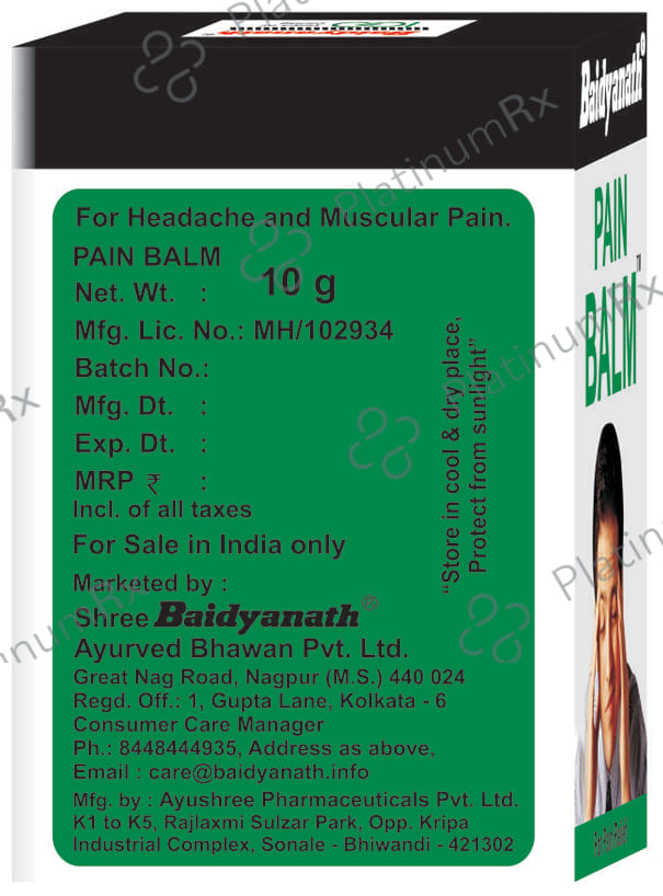 Baidyanath (Nagpur) Pain Balm