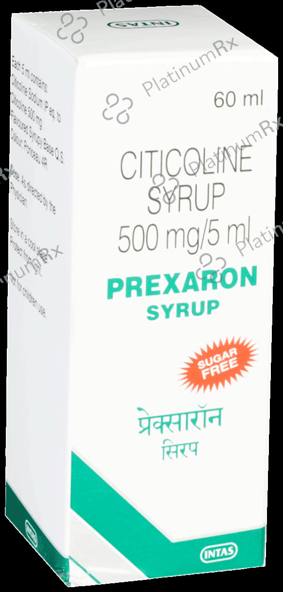 Prexaron 500mg Syrup Sugar Free 60ml
