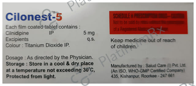 Cilonest 5mg Tablet 10s