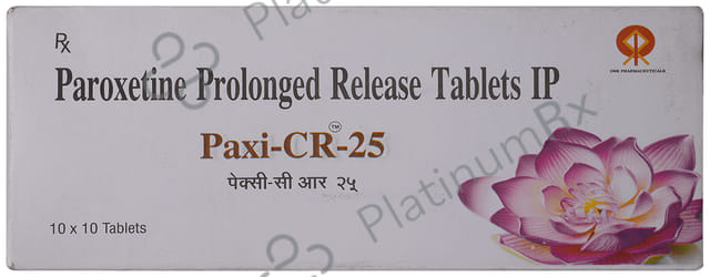 Paxi 25mg Tablet CR 10s