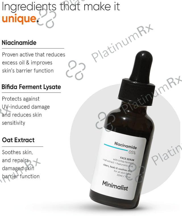 Minimalist 05% Niacinamide Face Serum 30ml