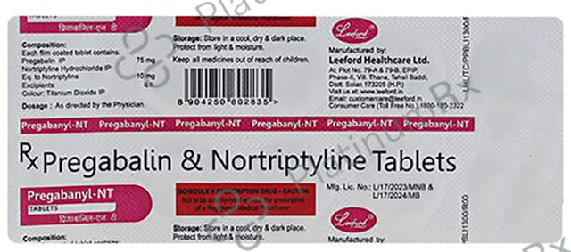 Pregabanyl NT Tablet 10s