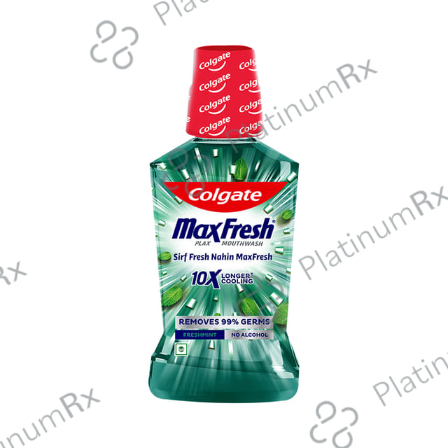 Colgate Fresh Mint MaxFresh Plax Antibacterial Mouth Wash 500 ml