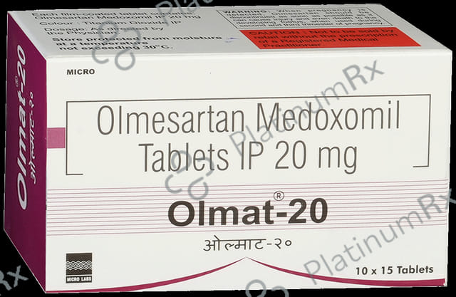 Olmat 20mg Tablet 15s