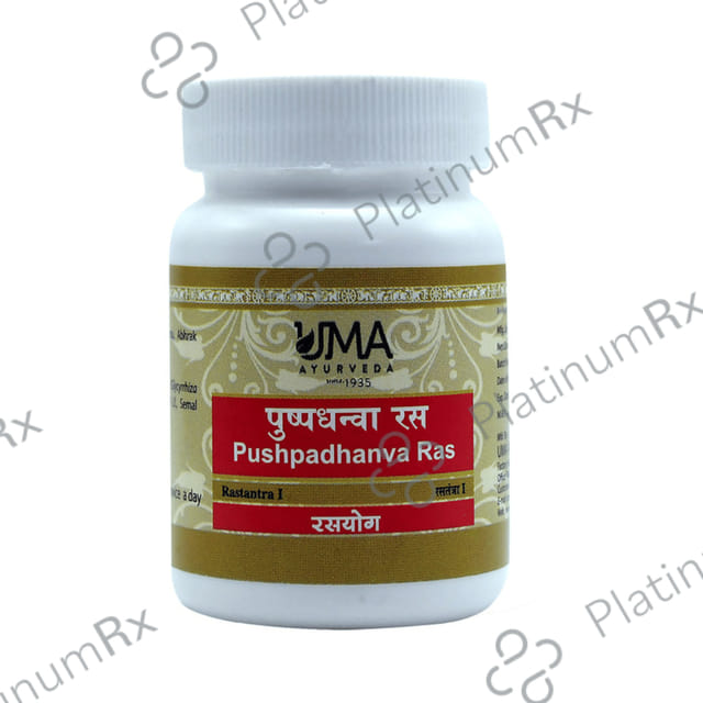Uma Ayurveda Pushpadhanva Ras Tablet 40 tablets
