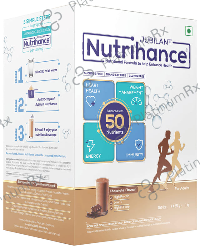 Jubilant Nutrihance Drink Powder Chocolate