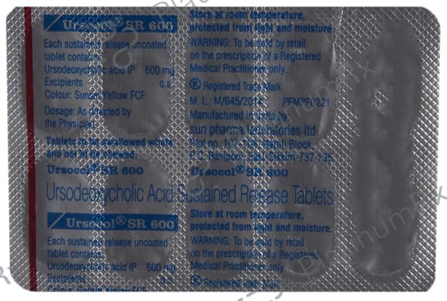 Ursocol SR 600mg Tablet 10s