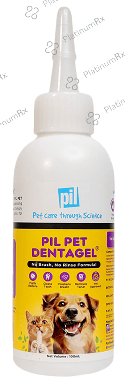 Pil's Pet Dentagel - Cat & Dog Toothpaste - Squeeze Only- No Brushing,No Rinsing