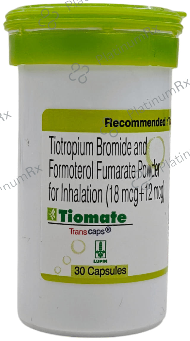 Tiomate 12/18mcg Transcaps 30s