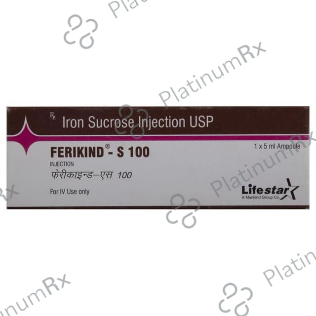 Ferikind S 100mg Injection 5ml