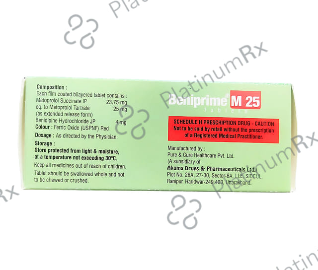 Beniprime M 25/4mg Tablet ER 10s