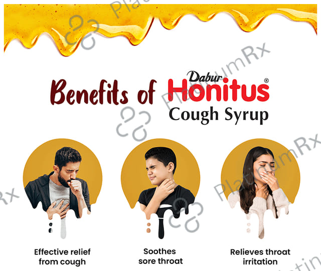 Dabur Honitus Honey Based Cough Syrup 100ml