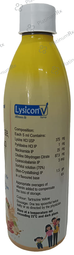 Lysicon V Mixed Fruit Syrup 300ml