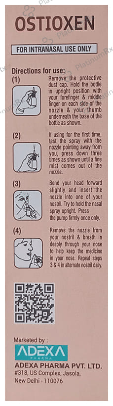 Ostioxen 200IU Nasal Solution 3ml