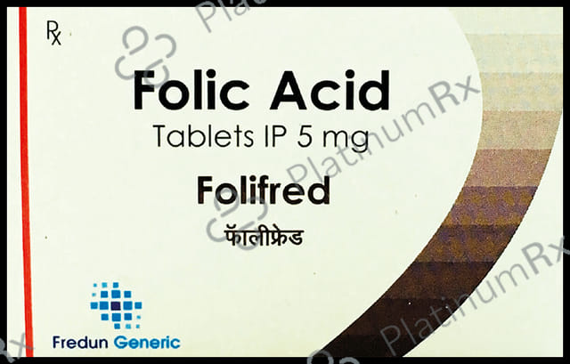Folifred 5000mcg Tablet 10s
