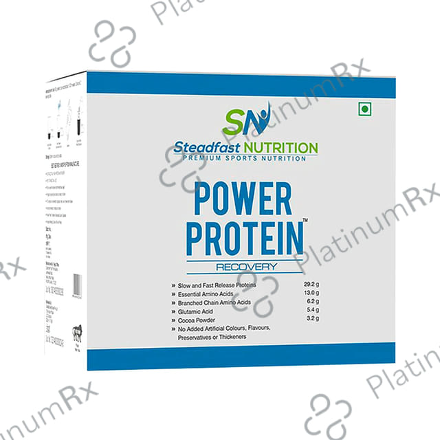 Steadfast Nutrition Power Protein Recovery Sachet (40gm Each) 60 Sachets