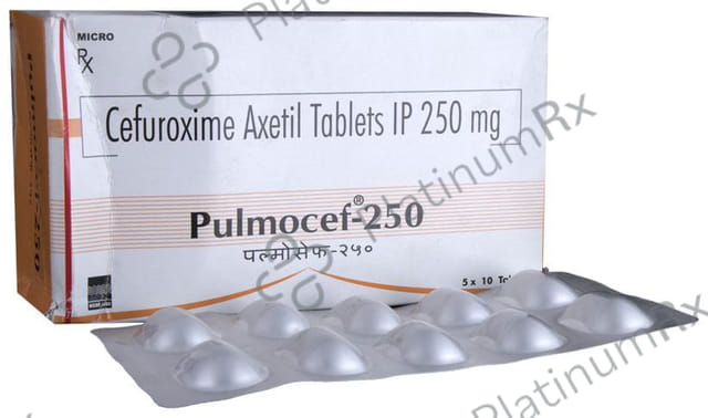 Pulmocef 250mg Tablet 10s