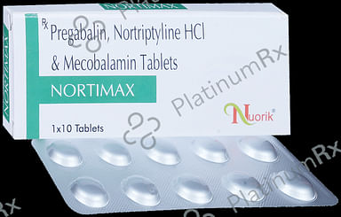 Nortimax 75mg/10mg/1500mcg Tablet