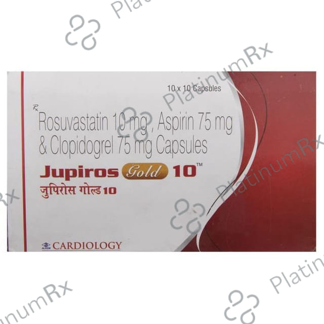 Jupiros Gold 10/75/75mg Capsule 10s