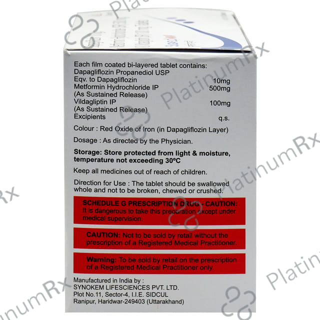 Sugaflo GM 1/10/500mg Tablet 15s