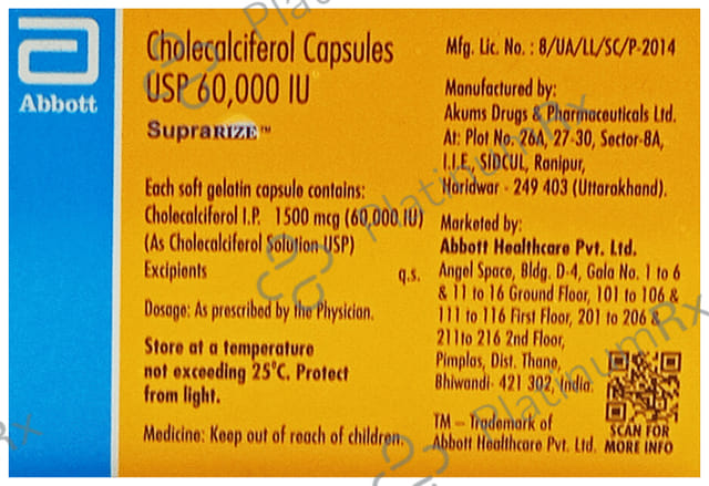 Suprarize 60000IU Capsule 4s
