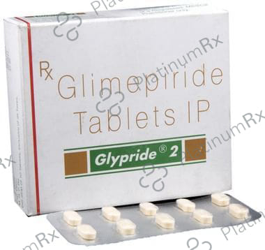 Glypride 2mg Tablet 10s