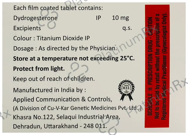 Mydydro 10mg Tablet 10s