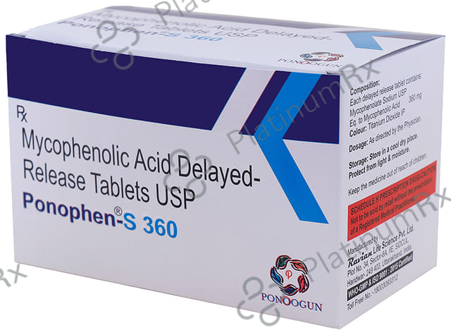Ponophen S 360mg Tablet DR 10s