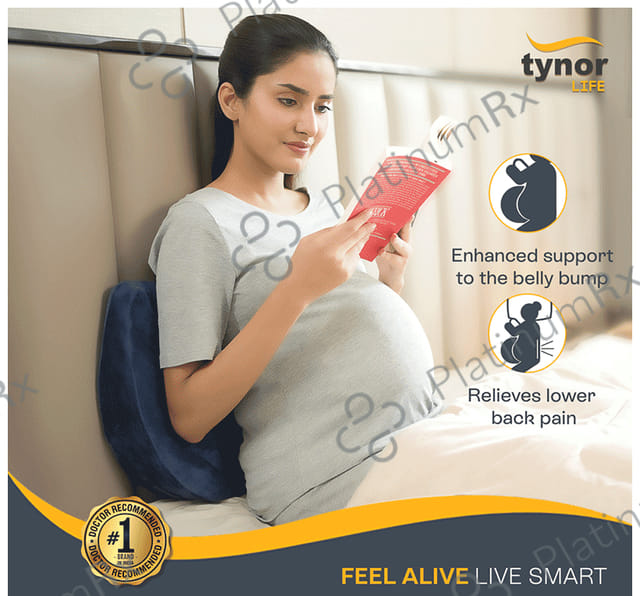 Tynor Elite Pregnancy Memory Universal Blue Pillow