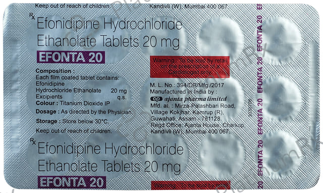 Efonta 20mg Tablet 15s