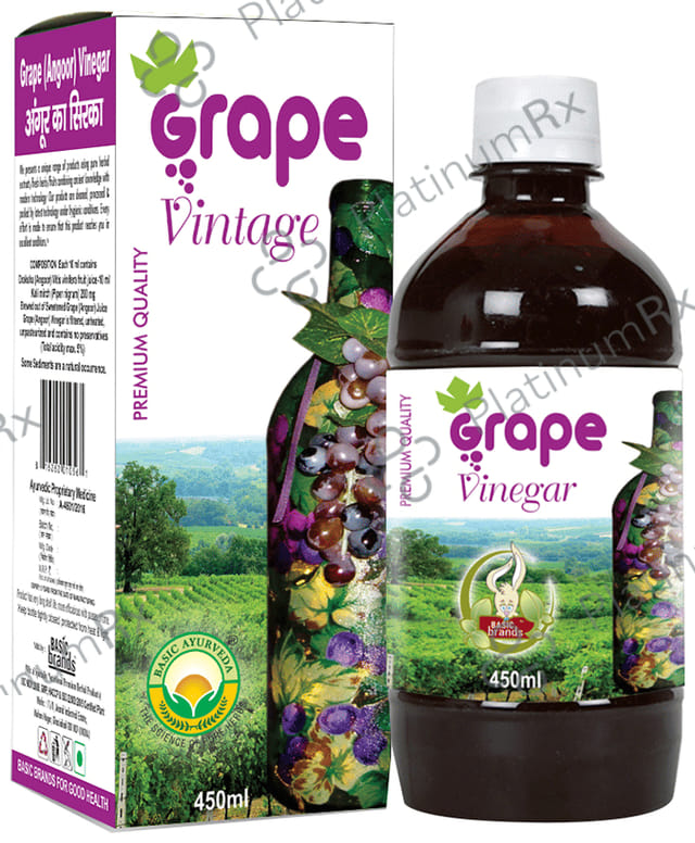 Basic Ayurveda Grape Vinegar
