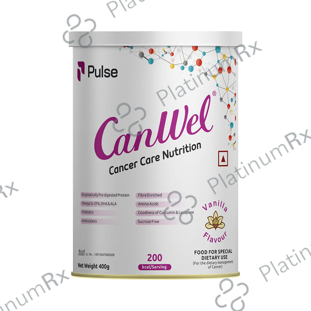 Pulse Canwel Cancer Care Nutrition Powder Vanilla 400gm