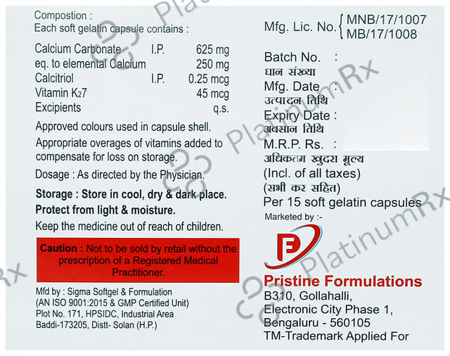 Atibon K27 Softgel Capsule 15s