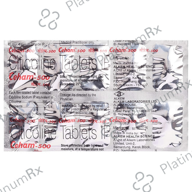 Ceham 500mg Tablet 10s