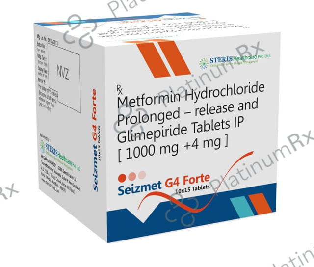 Seizmet G Forte Tablet 4mg/1000mg