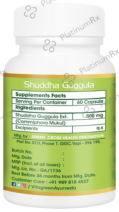 Vitagreen Shudda Guggulu Capsule