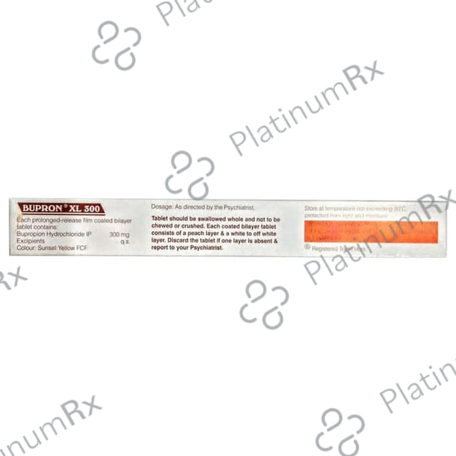 Bupron XL 300mg Tablet PR 10s