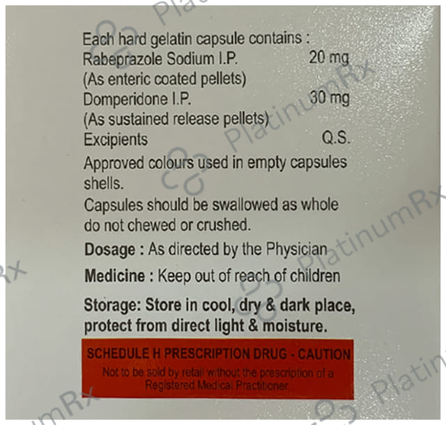 Acdreg RD 30/20mg Capsule SR 10s