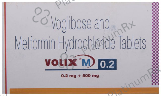 Volix M 0.2/500mg Tablet 10s