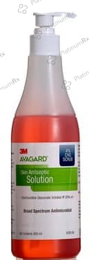 3M Avagard 4% CHG Scrub Solution 500ml