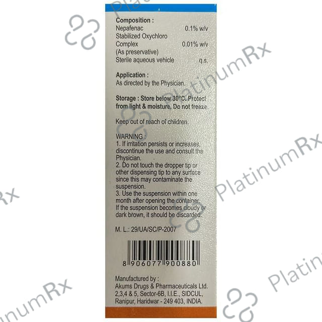 Nepopt 0.1% Eye Drop