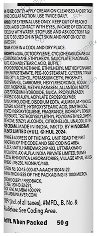 Novology 3.25% Hexylresorcinol + Niacinamide SPF 30 PA+++ Hyperpigmentation Cream 50gm