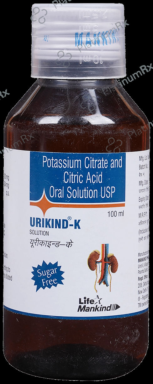 Urikind K 1100/334mg Oral Solution 100ml