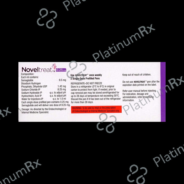 Noveltreat 0.25mg Prefilled Pen Injection 0.5ml