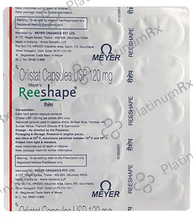 Reeshape 120mg Capsule 15s