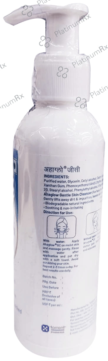 Ahaglow Gentle Skin Cleanser 125ml