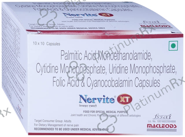 Nervite XT Capsule 10s