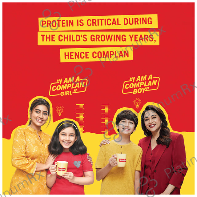 Complan Nutrition Drink Powder for Children - Nutrition Drink for Kids with Protein & 34 Vital Nutrients - Kesar Badam