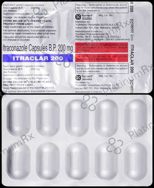 Itraclar 200mg Capsule 10s