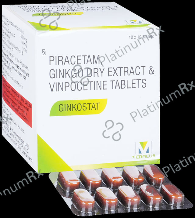 Ginkostat 60mg/800mg/5mg Tablet